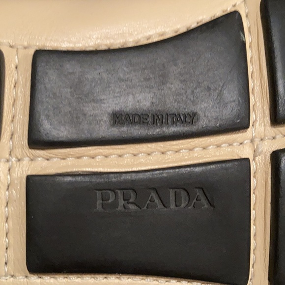 $849.00 !! PRADA MEN'S LUXURY COMBO COLOR LEATHER LOAFERS SHOES MARKED SIZE 10.5 - Picture 3 of 14